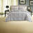 Piece King Bedding Sets, Grey Polyester Modern Comforter Set for Home
