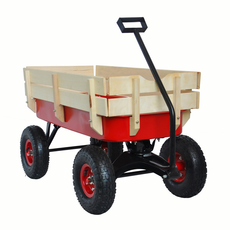 Jeu de balançoire en bois, Rouge