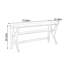 Bureau stable en bois de frêne noir carbonisé-740106404-740106405