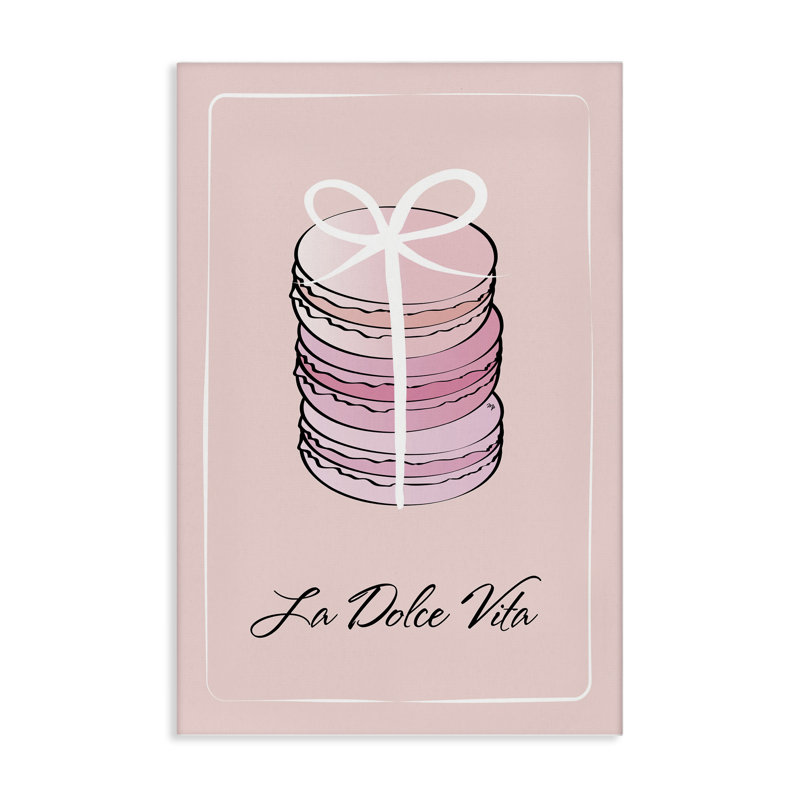 «Life Is Beautiful French Dessert», conception par Martina Pavlova, H 24 po x l 16 po