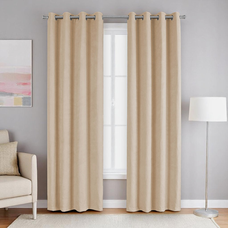 Ensemble de 2 panneaux de rideau Hazel l 54 po x L 95 po