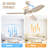 46 Inch New Design Ceiling Fan With Lights 3 ABS Blades 6-Speed DC Motor-743185992-743186006