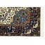 Tapis floral crème en laine noué à la main-85897389