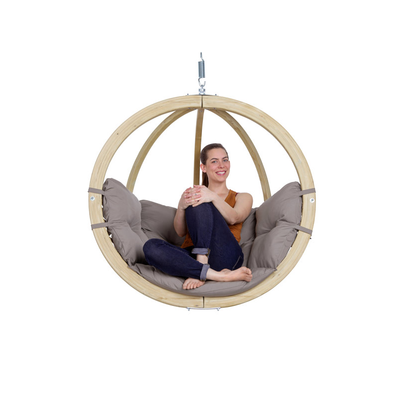 Globo Swing Hanging Chair, Taupe