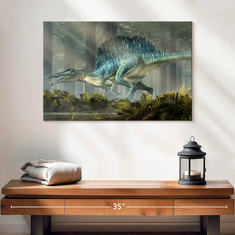 Crowle Panoramic Spinosaurus, 16" H x 24" W