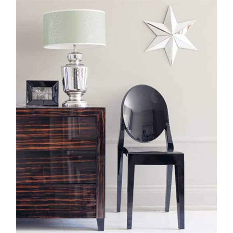 Chaise d'appoint Furness, Noir