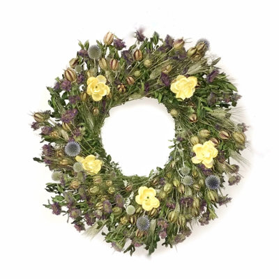 Handcrafted Dried Mixed Assortment 22'' Wreath