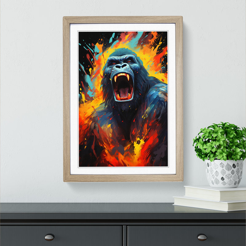 Gorilla Tachisme - Framed Print