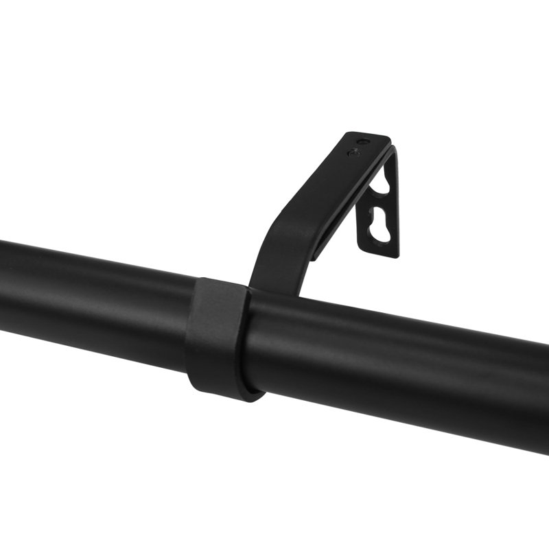 Ensemble de 4 supports noirs de 1 po