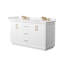Meuble-lavabo double autoportant avec plateau en marbre Strada-114678642-114678644-134663373