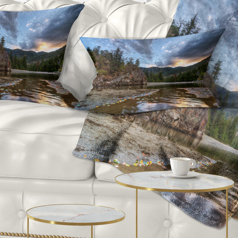 Coussin lombaire paysage paisible à Mountain Creek