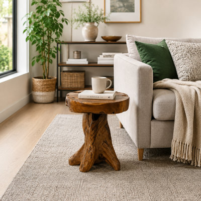 Burruss Solid Wood Accent Stool