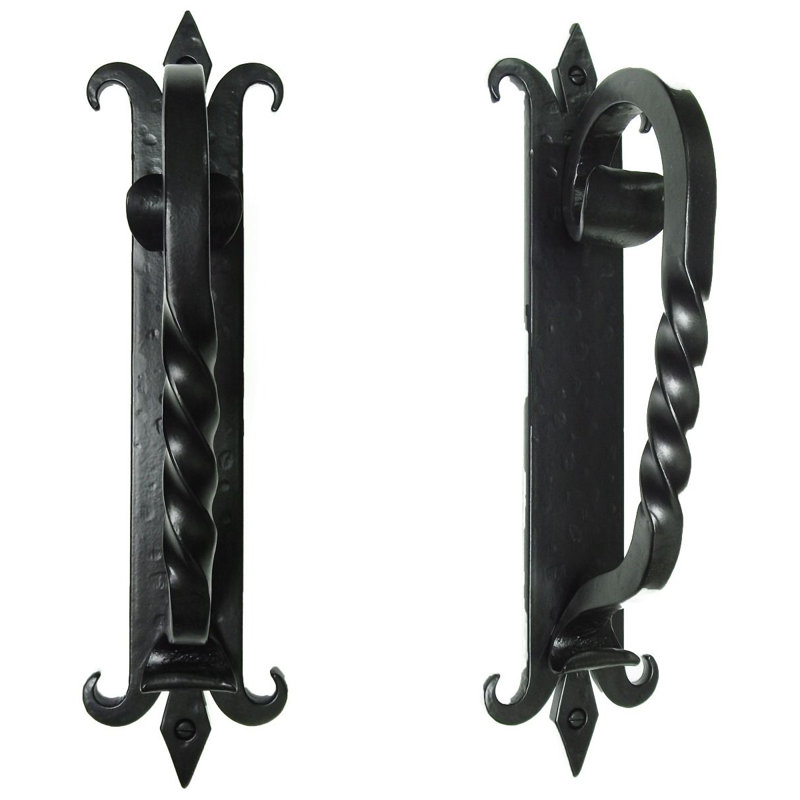 Poignée de porte espagnole avec armoiries