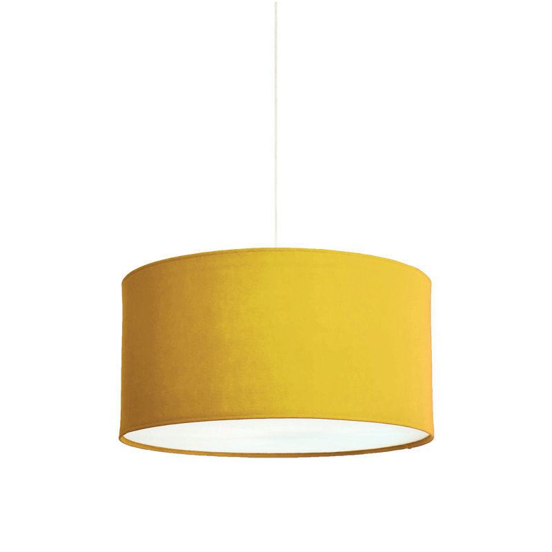 Kobe Drum Pendant Shade, Black, 13.8" H x 31.5" W x 31.5" D