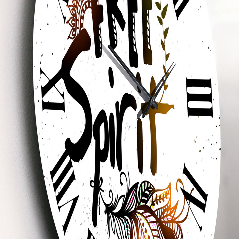 Horloge murale bohème et éclectique, Petit