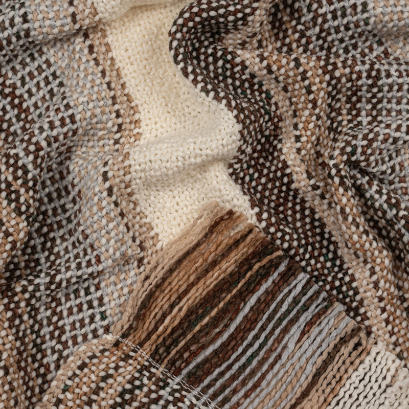 Takara Decorative Throw, Macchiato