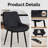 Faux Leather Upholstered Metal Dining Chair-957567222-957567180
