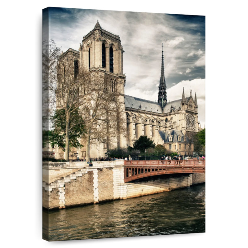 Aime Notre Dame Cathedral Paris I, 48" H x 32" W