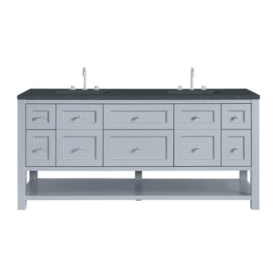 Breckenridge 72'' Double Bathroom Vanity with Top