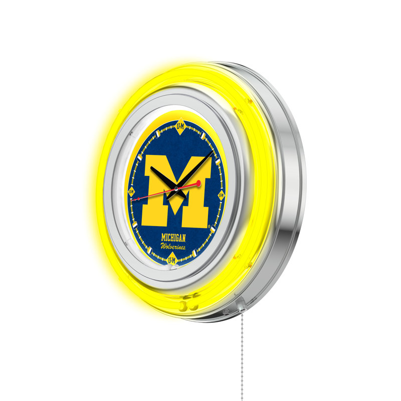 Horloge murale 15 po NCAA, Michigan