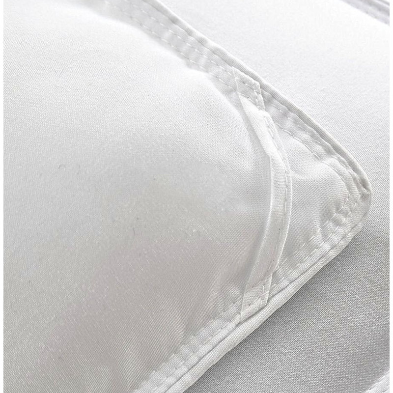 Édredon en duvet synthétique toutes saisons Crystal, Édredon très grand, Blanc