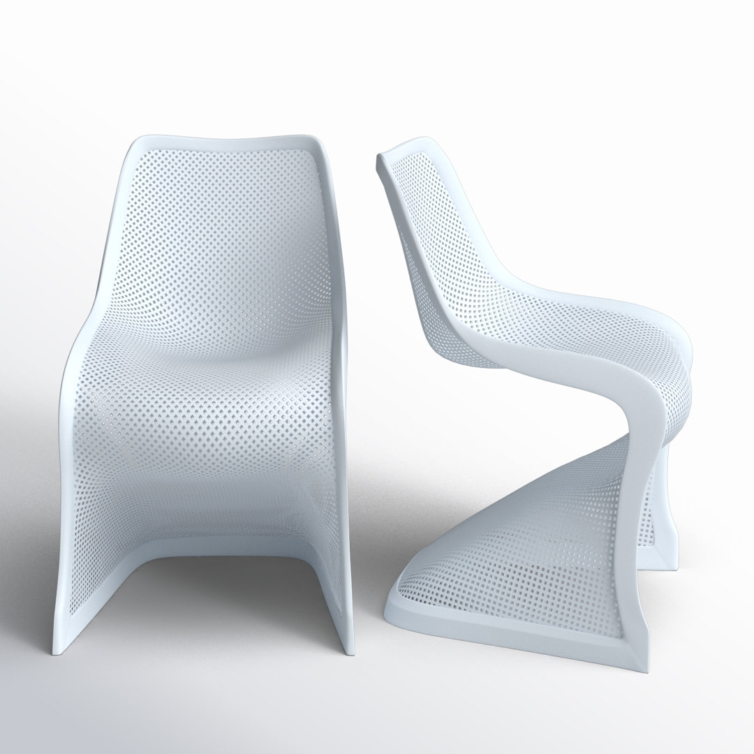 Spector Outdoor Stacking Dining Side Chair (Set of 2) AllModern 