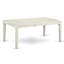 Cet ensemble de salle à manger 5 pièces comprend une table de cuisine rectangulaire avec feuille papillon et 4 chaises rembourrées en lin Shitake foncé, blanc lin-427462061-476910610-476910621
