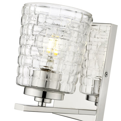 Xyion 1-Light Wall Sconce Polished Nickel