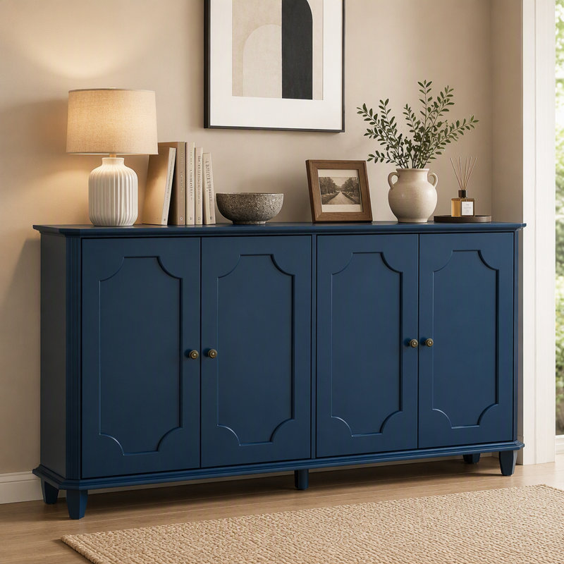 Buffet Farmhouse Vintage, Bleu