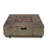 Square Iron Wood Pattern Fire Pit -50,000 Btu Tank Outside(Tank Cover Not Included)