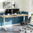 Height Adjustable T-Shaped Computer Desk 180 x 80cm Electric Standing Desk with USB Charging-2008743491-2008743488-2006974550