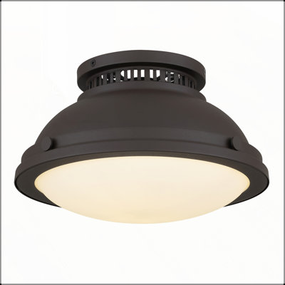 Plafonnier encastré moderne en bronze foncé à 1 lumière 11 po, parfait pour un éclairage intérieur polyvalent et une décoration intérieure élégante