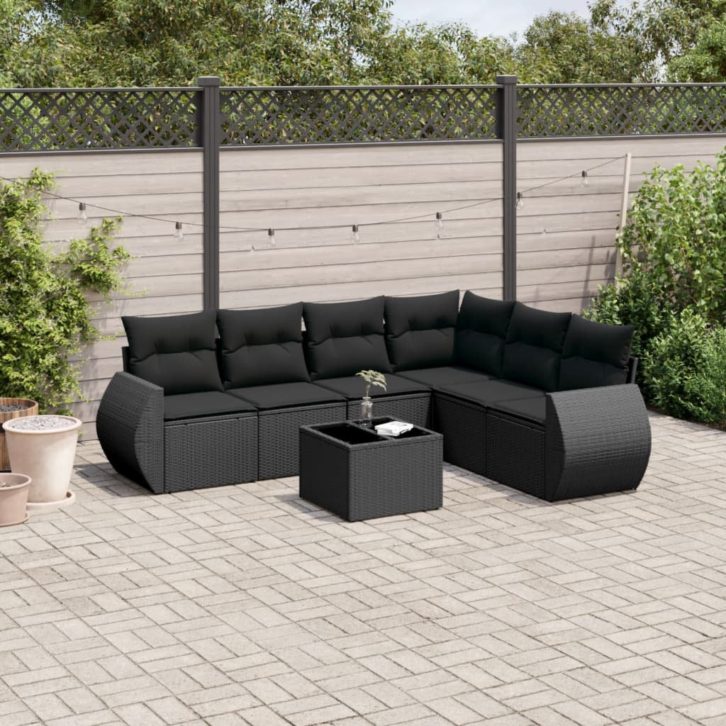 Gartensofa mit Kissen