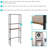 Broadoaks 3-Tier 71" H Industrial-Style Over-the-Toilet Shelf-19944355