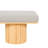 Upholstered Bench With Chunky Legs Boucle Fabric Contemporary Style Bed-End Bench For Bedroom Living Room Wood-692464187