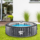 6-Seat Inflatable Pool Spa - Portable Hot Tub Spa with Light and Remote Control