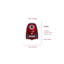 Aspirateur rouge Atrix Rebel avec filtration HEPA