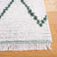 Tapis géométrique ivoire / vert-1770241835