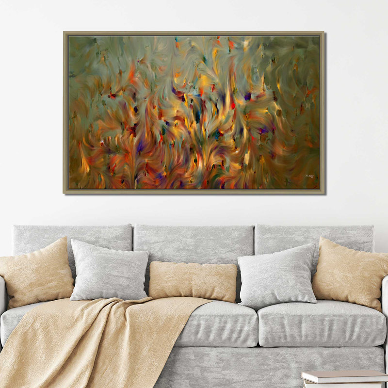 «Faith, Not Emotion» par Mark Lawrence, reproduction sur toile, H 21,5 po x l 33,5 po, Reproduction avec cadre flottant