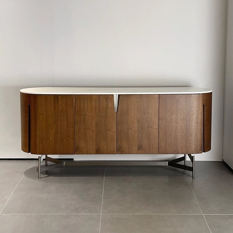 Buffet rétro français, H 31,5 po x l 62,99 po x P 19,69 po