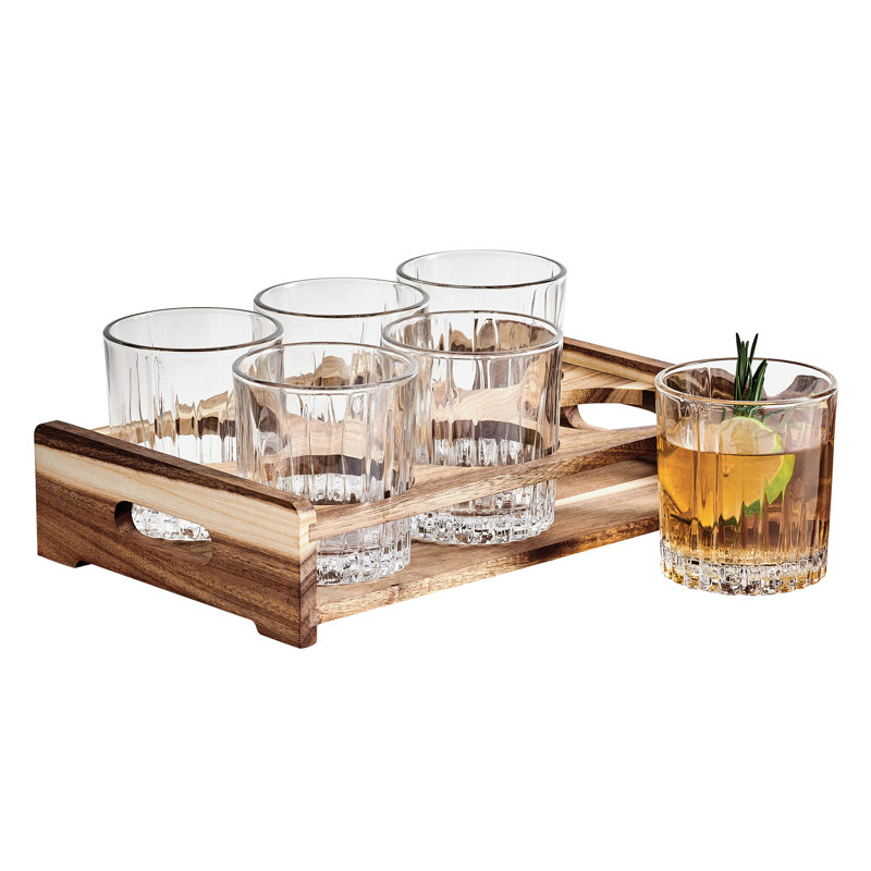 Glenwood 10-Oz Glass And Caddy Set