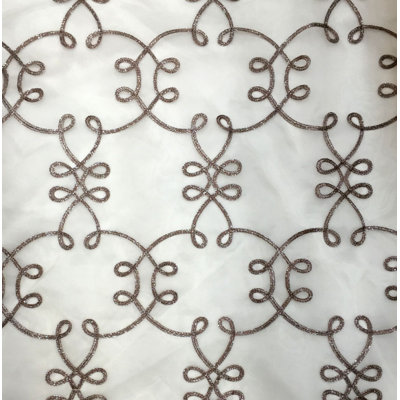 Metallic Embroidered Sheer | Uptown Fabric_UPTOWN