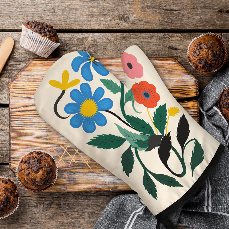 Serre en coton Floral Splash Oven