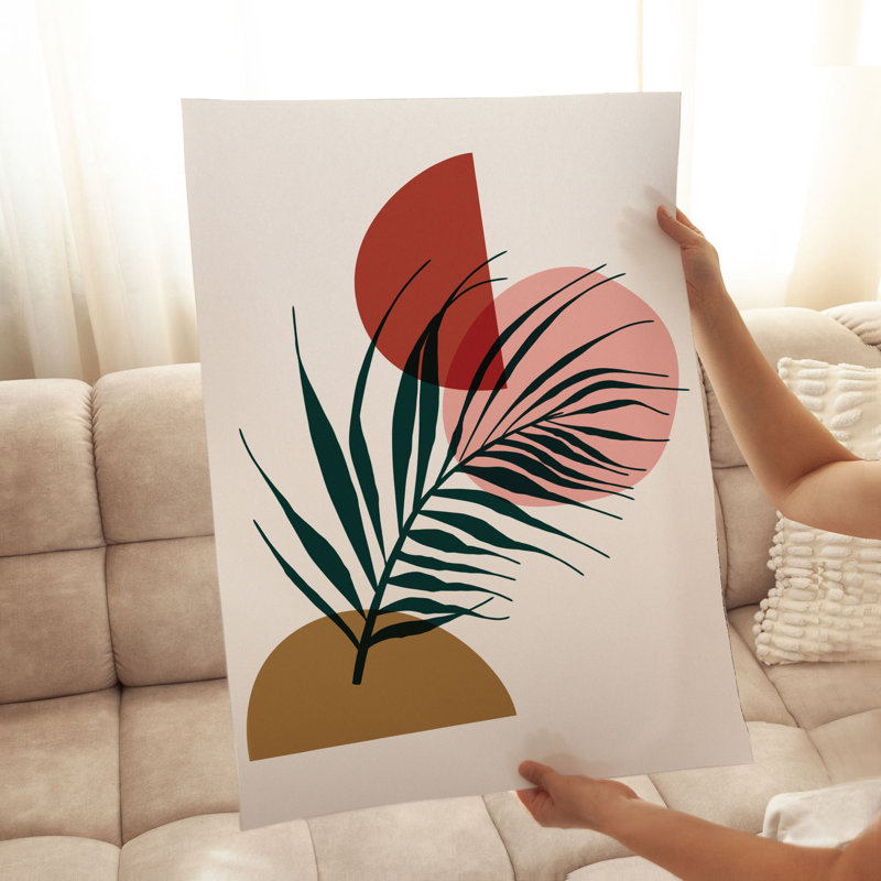 «Botanical Bohemian Leaf I Bohemian», reproduction d'art non encadrée, H 30 po x l 20 po
