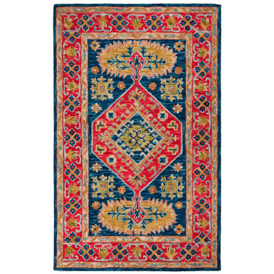 Donneta Hand Tufted Wool Oriental Rug