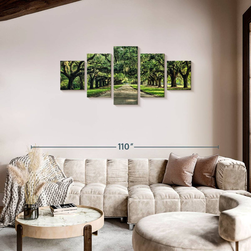 Canopy Trees, 34" H x 74" W