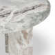 Bryce Nesting Coffee Table- Small-Creamy Taupe Marble Solid