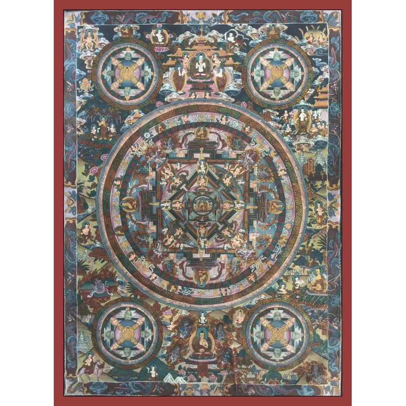 Mandala Thangka (Thangka sans brocart)