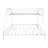 Twin-Over-Full Metal Bunk Bed, Heavy Duty Bunk Bed,Easy Assembly With Enhanced Upper-Level Guardrail, White