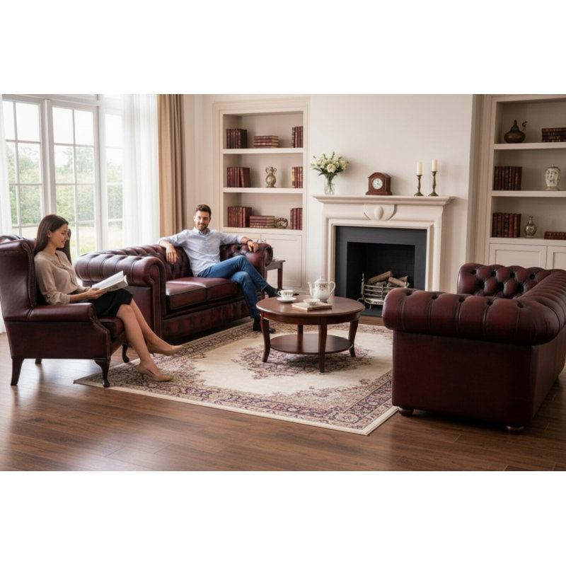 5 Seater Genuine Leather Sofa